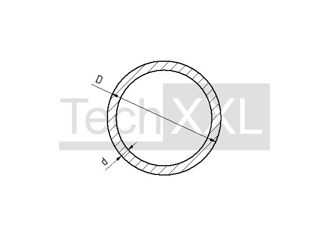 Tubo tondo D30x3 wie HH300RR20